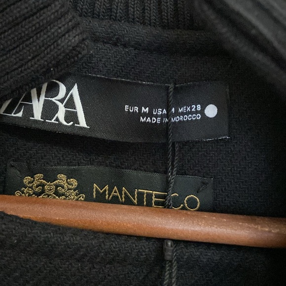 ZARA Manteco 75% Italian wool biker jacket - Picture 7 of 12